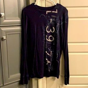 Men’s large blue American eagle long sleeve shirt